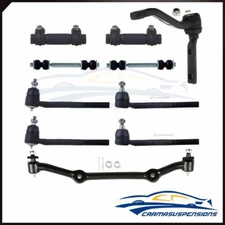Tie Rod Pitman Idler Arm Kit For 96-05 Chevy Blazer 2WD 10pcs Front Suspension