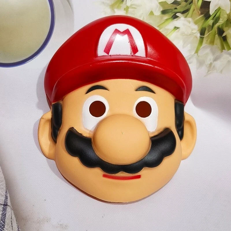 Masque Mario Led Cosplay Déguisement Enfant Carnaval Halloween Jeux Video - Photo 2/4