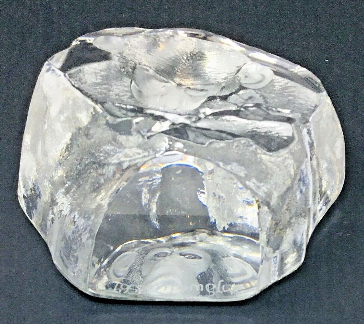 Mats Jonasson Swenden Crystal Sculpture Wildlife Series