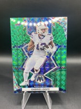Gabriel Davis 2022 Panini Mosaic Green Mosaic Prizm #22 Buffalo Bills