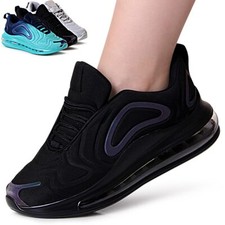 Damen Plateau Sneaker Keilabsatz Turnschuhe Halbschuhe Sport