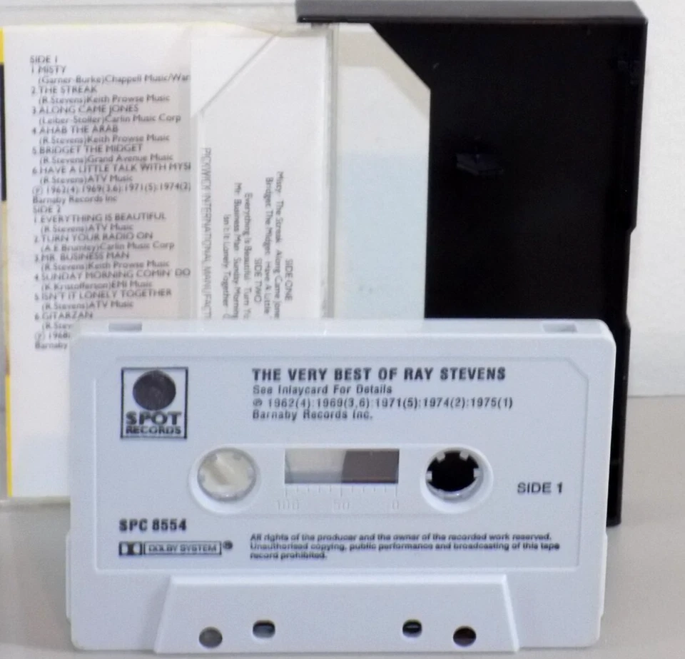 VERY BEST OF RAY STEVENS GREATEST HITS CASSETTE TAPE "NICE" - Image 2 of 3