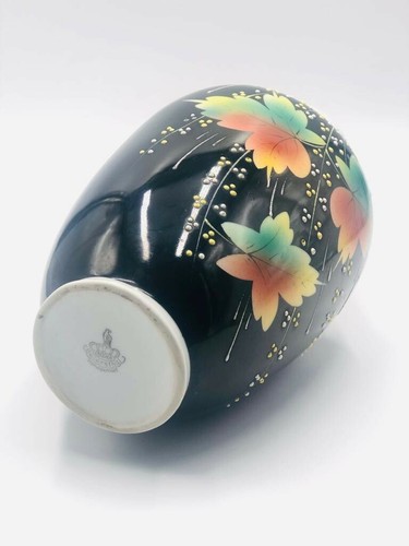 Vase Krüger Geiersthal Vintage Handbemalt wunderschönes Design 50/60er Jahre - Bild 11 von 12