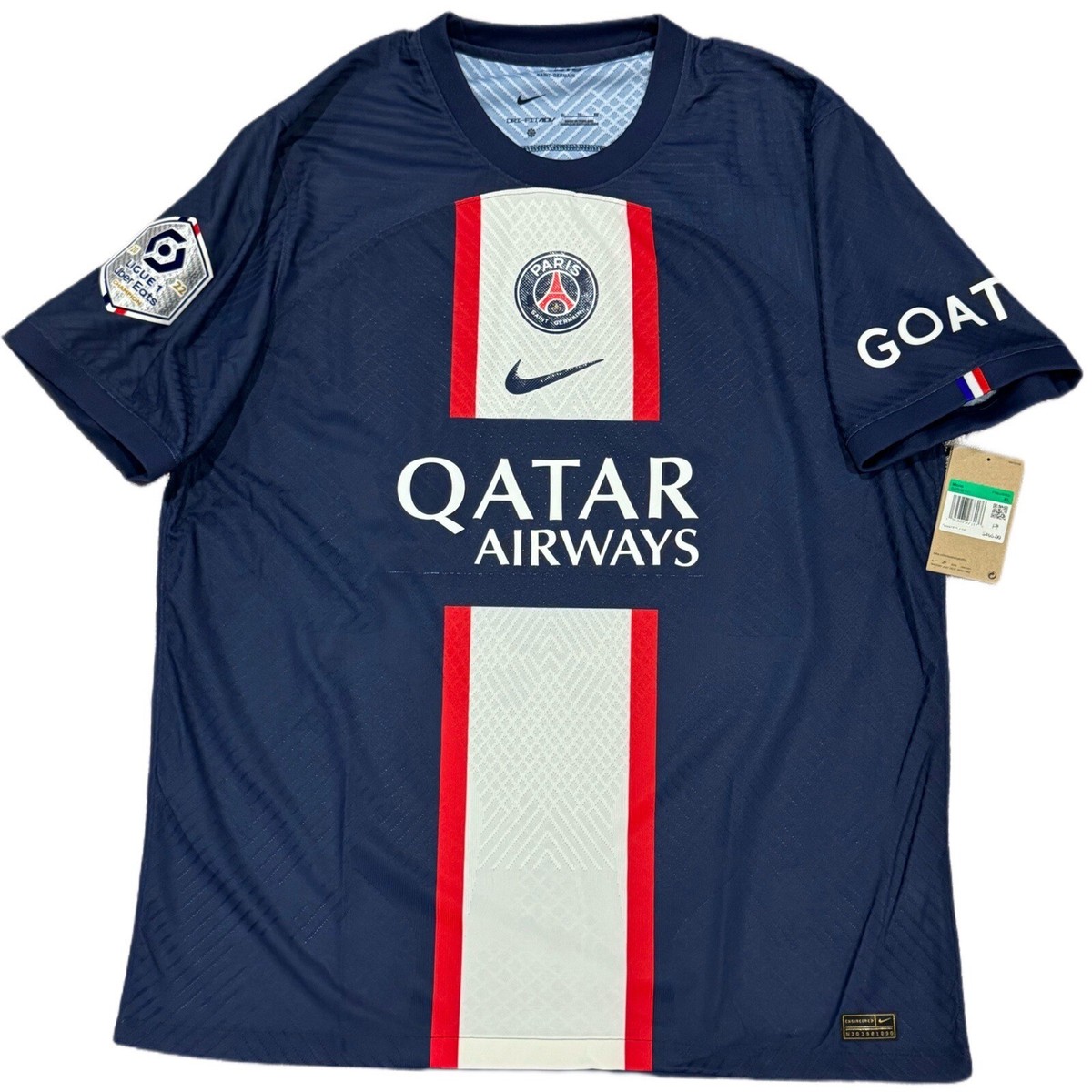2022/23 PSG Authentic Home Jersey #30 Messi XL Nike Vapor