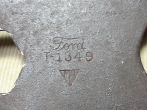 Lot of 2 Ford Script T 1349 Antique Car Hub Cap Cover Tool Kit Wrench Model T A - Picture 11 of 12
