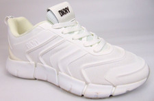 DKNY Adina Lace Up Fashion Life Style Sneaker Women's Size 6.0 M, White, NEW