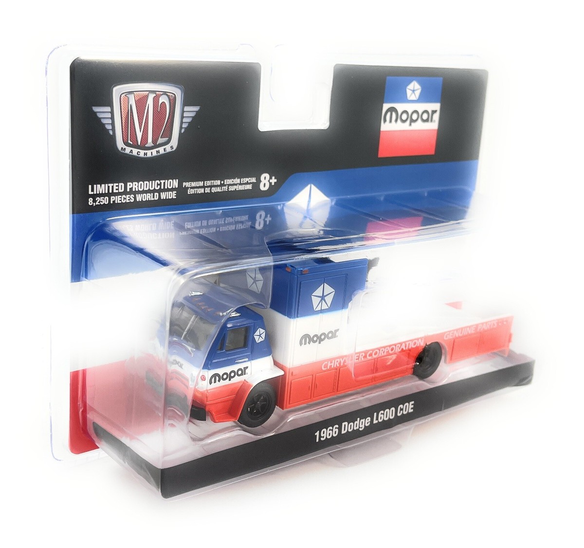M2 Machines 1:64 Auto Transport 1966 Dodge L600 Mopar Model 39100