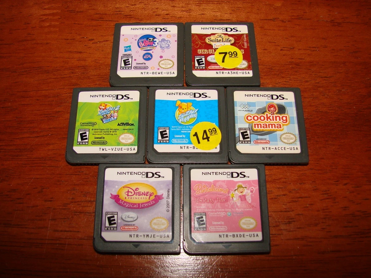 Nintendo DS Animal Pet Themed Games Lot of 6