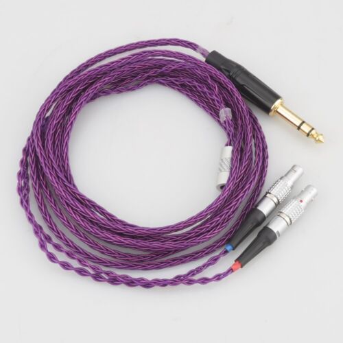 Conector Jack 6.35mm 7N OCC Plateado Auriculares Actualización Cable para Focal Utopia - Imagen 5 de 7