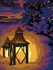 "Magic" Printed Needlepoint Tapestry  Canvas 3349