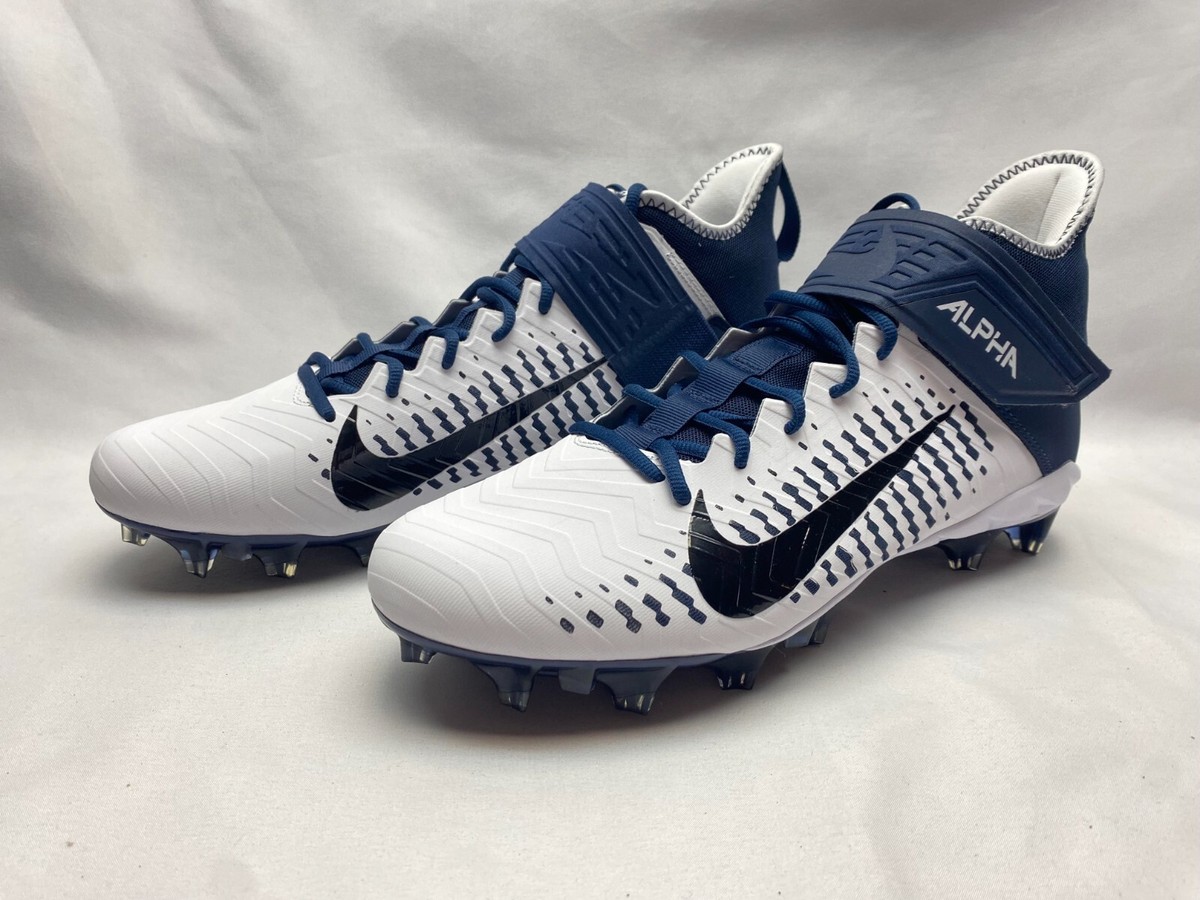 Nike Men’s 11.5 Alpha Menace Pro 2 MID Football Cleats BV3945-102 Navy White Nike Alpha Menace Pro 2 Mid Men main image 3