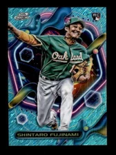 SHINTARO FUJINAMI 2023 TOPPS CHROME COSMIC #71 ROOKIE AQUA SHIMMER #/199 BF1626