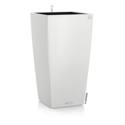 LECHUZA CUBICO Color 22 Blumentopf-Set, 6L - Weiß (13160)