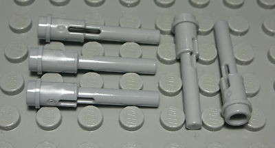 Lego Technic Verbinder mit Stange und Knopf 1x3 new Grau 5 Stück       (1426 CW)