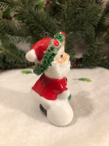 Vintage Christmas~ Santa Claus~ Napco Porcelain Figurine Ornament~ Japan - Picture 7 of 11