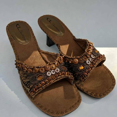 boho slide sandals