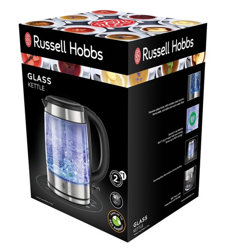 4008496939541 Russell Hobbs 21600-57 Wasserkocher 1,7 l 2200 W Edelstahl, Transp - Bild 5 von 6