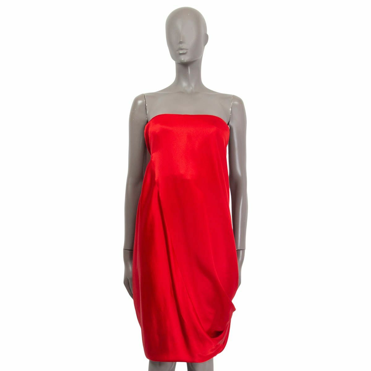 alexander mcqueen cocktail dress McQueen Off-the-shoulder Draped Evening Dress - Black - Women