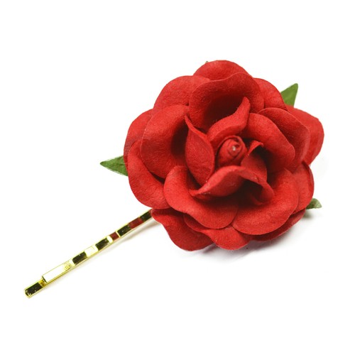 Vintage Boho BLUME ROSE Haarspange Griff Hochzeit Festival Tanz Abschlussball Party - Bild 26 von 30