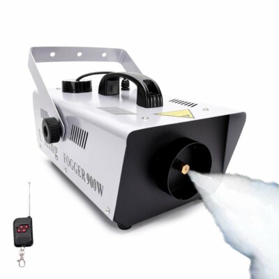 Rauchgenerator Nebelmaschine mit RGB Farben DJ Disco Party Hochzeit Empfang UK