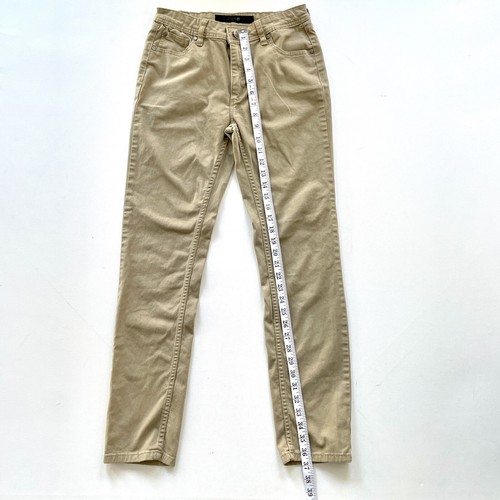 Joe’s Jeans Girls 16 Graham Wash Tan Mid Rise Skinny Roll-Up Stretch Denim - Picture 6 of 10