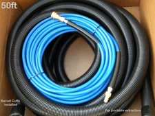 50ft Carpet Cleaning Vacuum Solution Hoses