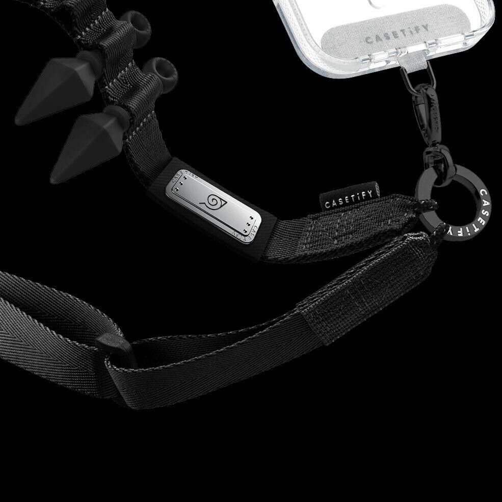 Casetify x NARUTO Shippuden Utility Cross Body Lanyard With Casetify x NARUTO Shippuden Utility Cross Body Lanyard With