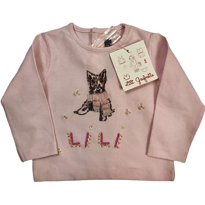 Lili Gaufrette New Baby Girl Pink Graphic Shirt Top Terrier Dog 6 Mos Boutique Ebay