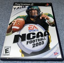 NCAA Football 2003 (Sony PlayStation 2, 2002) Cib Tested, Cracked Case