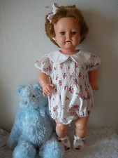 VETEMENT BARBOTEUSE POUR - POUPEE RAYNAL - BELLA -PETIT COLLIN - BEBE 6-9 MOIS