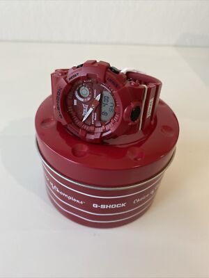 G-SHOCK EVERLAST コラボ GBA-800 CASIO 腕時計 Used CASIO G-SHOCK X EVERLAST GBA800 Limited Edition Red RARE Step