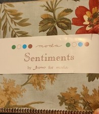 Moda Sentiments By 3 Sisters 5" Squares Complete 42 PC Charm Pack Cotton Fabric