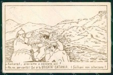 Militari Reggimentali 146° Reggimento Fanteria Brigata Catania cartolina KF5045
