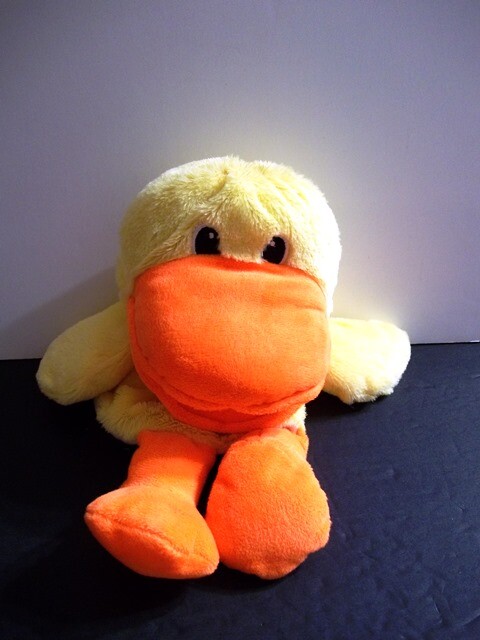 quacking duck hand puppet
