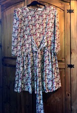 Vintage Floral Fransoise Size 8 Midi Dress