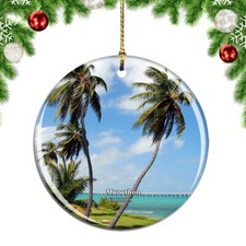 Marathon Seven Mile Bridge Florida USA Christmas ornament city travel souvenir