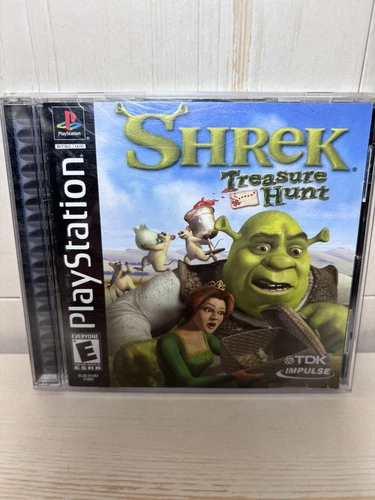 Shrek: Treasure Hunt (Sony PlayStation 1, 2002) CIB Tested And Working