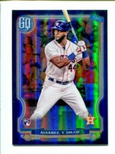 2020 Topps Gypsy Queen Yordan Alvarez Box Topper Chrome 150 Indigo Refractor 137