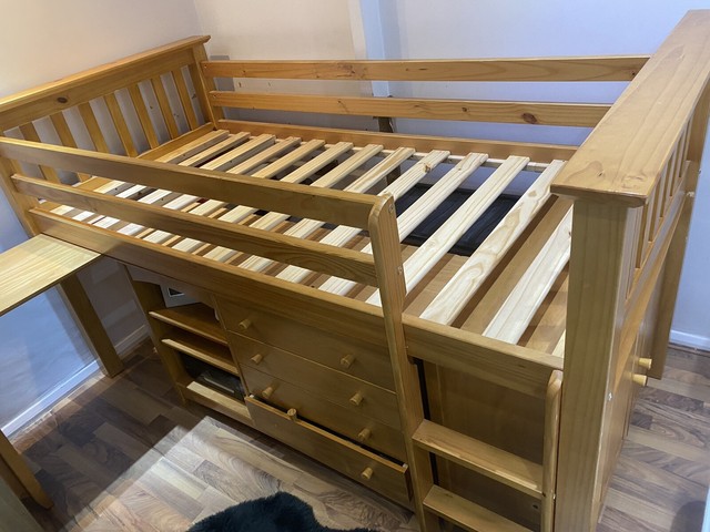 wooden mid sleeper