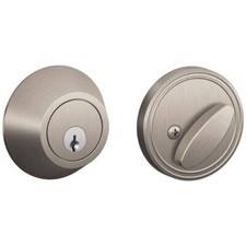 Schlage - First Secure Single Cylinder Deadbolt PD/JD60