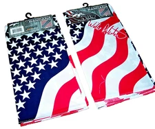 2 - Duck Commander WILLIE ROBERTSON SIGNATURE American Flag Pattern Bandana NEW!