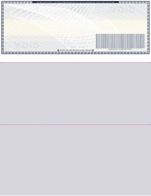 #ad 50 Blank Check paper quot;High Securityquot; Check on Top Dark Blue Art Deco $19.43