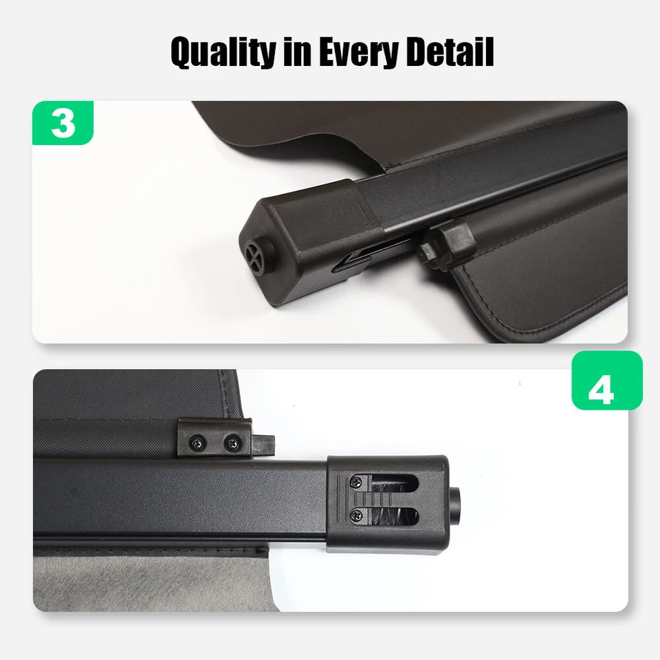 Cubierta de carga para maletero Lexus RX270 RX350 RX450H 2010-2015 cubierta de seguridad Foto 4 de 4