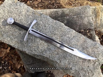 Custom Handmade Carbon Steel Battle Ready Falchion Sword Messer Sword