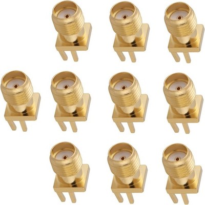 20x SMA Female Socket PCB Mount Solder Connector for LTE GPS Radio WLAN Antenna