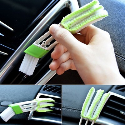 1Pc Vehicle Interior Cleaner Brush Outlet Cleaning Brush Tool Car Accessories