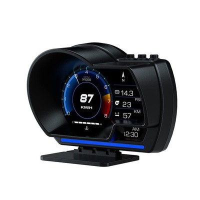 obd2 Gauge Display Hes up Display for Cars Car HUD HeUp P6, OBD+GPS Smart Gauge,