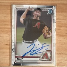 Topps 2020 Bowman Chrome Levi Kelly CPA-LK Arizona Diamondbacks Rookie Autograph