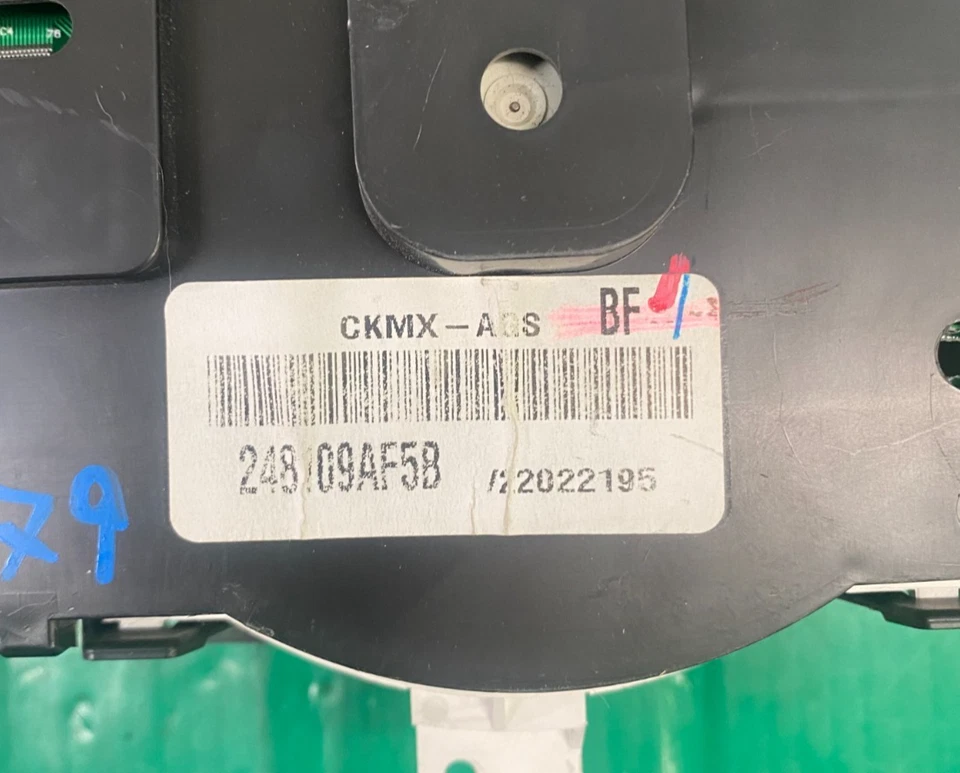 Cuadro de instrumentos velocímetro Nissan Sentra 2011-2012 74 k millas 248109AF5B Foto 2 de 3