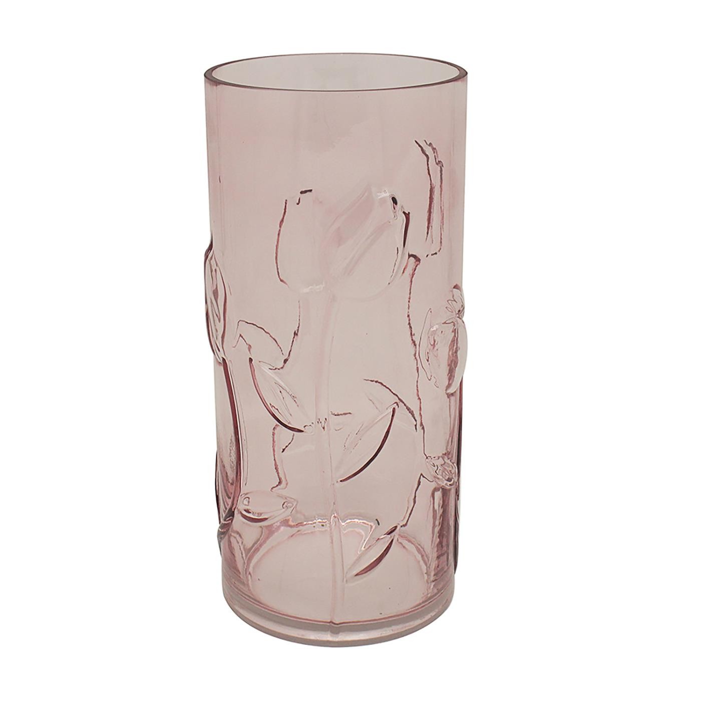 Leonardo Collection Bright Glass Vase Tulip Straight Large